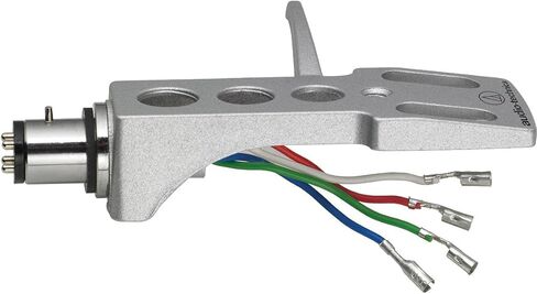 Audio-Technica AT-HS10SV 1/2" Universal Headshell for 4-Pin Turntable Cartridges, Silver in Saudi Arabia
