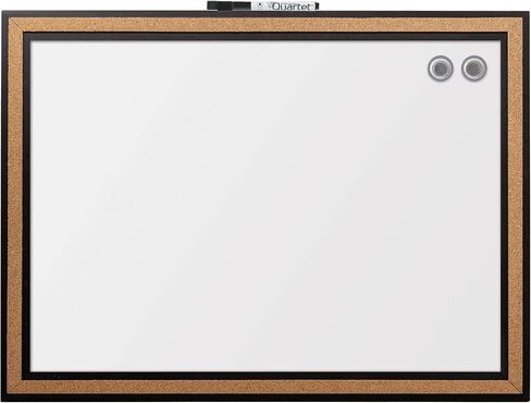 Quartet Dry-Erase Board/Whiteboard, 17"x23", Magnetic, Cork Frame (13765) in Saudi Arabia
