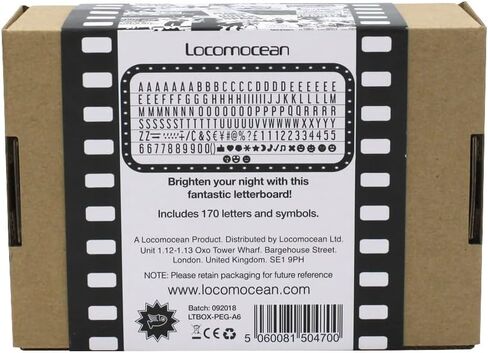 لوحة رسائل LED مقاس A6 - طراز سينمائي قديم in Saudi Arabia