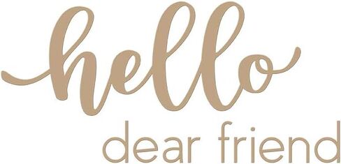 مجموعة قوالب وألواح رقائق معدنية ساخنة من Spellbinders Hello Dear Friend Glimmer، معدنية in Saudi Arabia