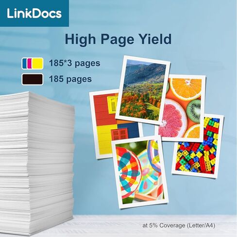 مجموعة خراطيش حبر 222XL بديلة معاد تصنيعها لطابعة Epson 222 T222 مع طابعة Epson Expression Home XP-5200 Workforce WF-2960 (أسود، سماوي، أرجواني، أصفر) in Kuwait