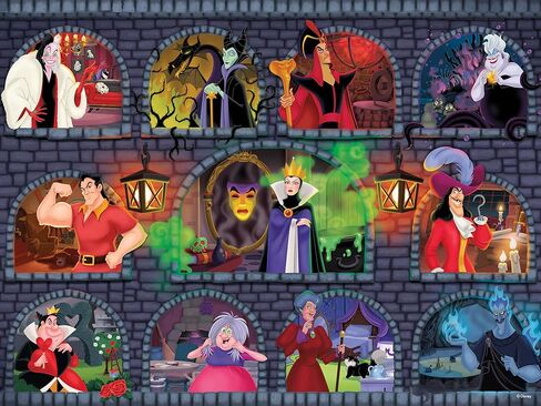 Ceaco - Disney - Villains Underground - 1500 Piece Jigsaw Puzzle in Saudi Arabia