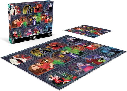 Ceaco - Disney - Villains Underground - 1500 Piece Jigsaw Puzzle in Saudi Arabia