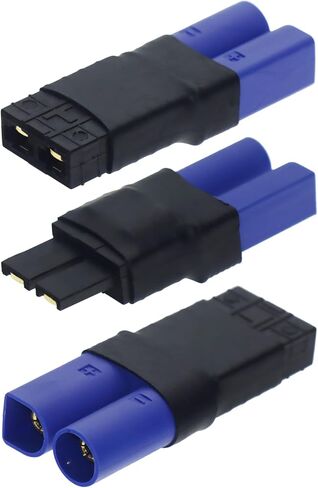 RC Lipo Battery Connector Adapter for Traxxas TRX to EC5 Connector Adapter Plugs fit Slash/Rustler/Stampede/Bandit/E Revo RC Cars in Kuwait