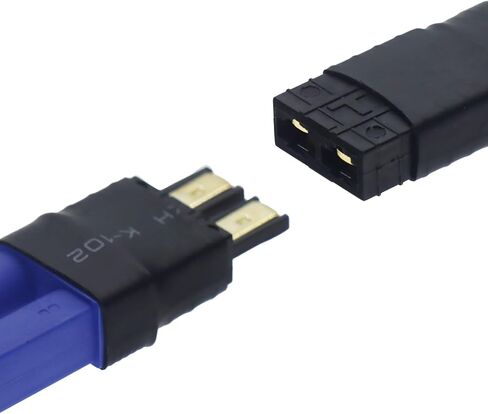 RC Lipo Battery Connector Adapter for Traxxas TRX to EC5 Connector Adapter Plugs fit Slash/Rustler/Stampede/Bandit/E Revo RC Cars in Kuwait