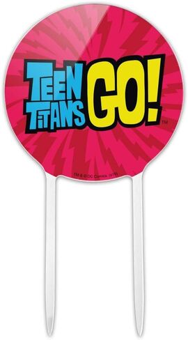 Acrylic Teen Titans Go! Logo Cake Topper Party Decoration for Wedding Anniversary Birthday Graduation in Saudi Arabia