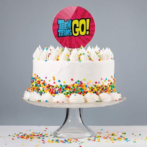 Acrylic Teen Titans Go! Logo Cake Topper Party Decoration for Wedding Anniversary Birthday Graduation in Saudi Arabia