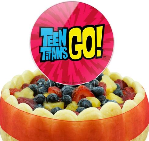 Acrylic Teen Titans Go! Logo Cake Topper Party Decoration for Wedding Anniversary Birthday Graduation in Saudi Arabia