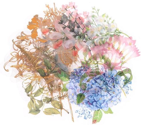 120 قطعة من ملصقات ثلاثية الأبعاد من رقائق الذهب الخيالية، 4 ملصقات شفافة من PET، عتيقة على شكل فراشة، ملصقات حروف على شكل زهرة زينة لسجلات القصاصات والمجلات غير المرغوب فيها والإكسسوارات اليومية in Kuwait