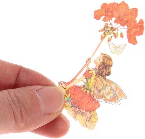 120 قطعة من ملصقات ثلاثية الأبعاد من رقائق الذهب الخيالية، 4 ملصقات شفافة من PET، عتيقة على شكل فراشة، ملصقات حروف على شكل زهرة زينة لسجلات القصاصات والمجلات غير المرغوب فيها والإكسسوارات اليومية in Kuwait