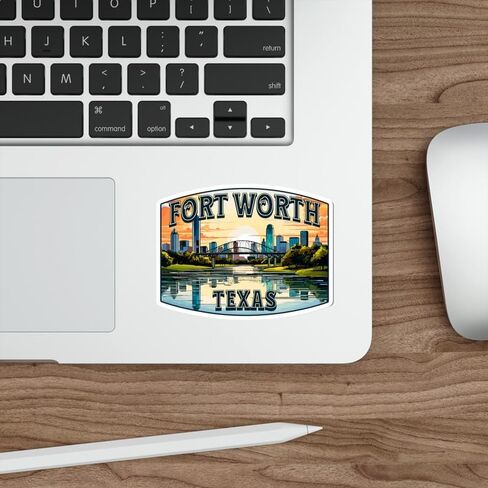 ملصق Fort Worth Texas ملصق مغامرة تذكارية من الفينيل صغير مقاوم للماء لزجاجة المياه وكوب جواز السفر وكتاب القصاصات والكمبيوتر المحمول ولوح التزلج والكمبيوتر المحمول مقاس 4 بوصات هدية مضحكة ID44990 in Saudi Arabia