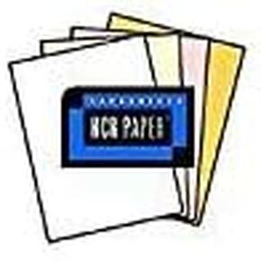 125 Sets of 4 Part NCR Paper, 01932, White, Canary, Pink, Gold--Reverse Collated Letter Size Carbonless Paper 01932 (500 Sheets)