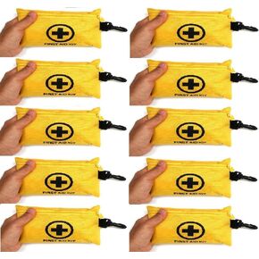 10 حزم 151 قطعة من أدوات الإسعافات الأولية الصغيرة للبقاء على قيد الحياة في حالات الطوارئ والصدمات العسكرية التكتيكية الطبية مدرسة مكتب المنزل الصيد التخييم المشي لمسافات طويلة الصيد IFAK EMT حقيبة in Kuwait