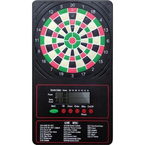 Accudart LCD Electronic Touch Pad Dart Scorer Scores up to 18 Game Types for 8 Players, Black (ESCORELCD-3)
