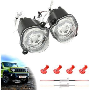 Led Daytime Running Turn Signal Lights Compatible with Suzuki Jimny JB64 JB74 2019-2022 (Smoked Lens)