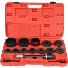 مجموعة أدوات سحب محامل الدفع الأمامي العالمية 19 قطعة من Richeer - تركيب وإزالة مجموعة الأدوات الميكانيكية للسيارات in Kuwait