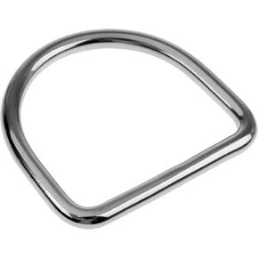 Straight D Ring - Stainless Steel for Scuba Gear - Metal Weight Belt Holder for Underwater Diving