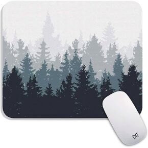 Square Mouse Pad Beautiful Flowers Plants, Personalized Premium-Textured Custom Mouse Mat Design, Washable Mousepad Lycra Cloth, Non-Slip Rubber Base Computer Mouse Pads for Wireless Mouse
