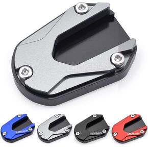 LEDISHUN Motorcycle Kickstand Pad Side Stand Foot Extension Enlarger Plate Support Compatible with Honda Rebel 500 300 250 (2017-2023) (Black)