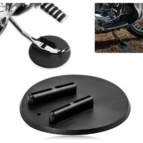 PSLER Motorcycle Kickstand Pad Kick Stand Coaster Puck Parking Stand Support Plate Helps Park Your Bike on Hot Pavement Grass Soft Ground