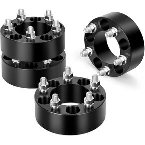 فواصل عجلات 5x4.5 لـ Je/ep XJ KJ KK TJ ZJ KJ KK، dynofit 4 قطع 5x114.3 2 بوصة (50 مم) 80.5 مم 1/2-20 مسامير مشكلة 5 عروات فاصل عجلة يناسب شيروكي إكسبلورر رانجلر موستانج ليبرتي جراند شيروكي فالكون