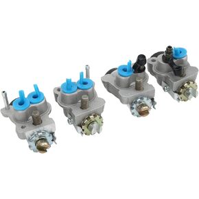 Front Brake Wheel Cylinders, 45310 HM5 630 Left Right 4PCS 45350 HC5 971 Metal 45370 HC5 006 for Repairing