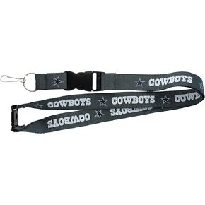 Aminco NFL Dallas Cowboys Team Lanyard, Charcoal