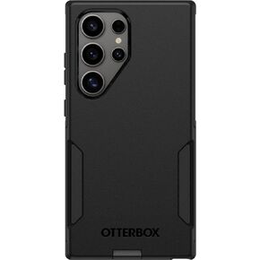 OtterBox Samsung Galaxy S24 Ultra Commuter Series Case - BLACK, slim & tough, pocket-friendly, with port protection
