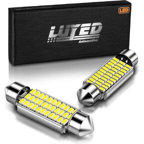 LUYED 2 X 330 Lumens Super Bright 3014 33-EX Chipsets Error Free 569 578 211-2 212-2 LED Bulbs Used For Dome light,Xenon White
