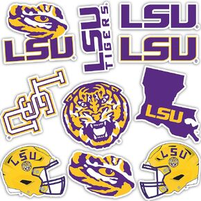 Desert Cactus LSU Sticker Tigers Geaux Louisiana State University Stickers Vinyl Decals Laptop Water Bottle Car Scrapbook T2 (Type 2)