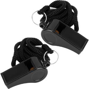 Whistle, Whistle for Coaches, Plastic Whistles for Adults, Coach Whistles with Lanyard, Referee Whistle Loud Crisp Sound Whistle Emergency for Teacher Polices Officials Sport Training Lifeguard