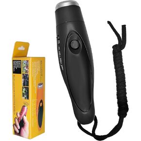 Electronic Whistle for Coaches, Handheld Lound Electric Whistle with Lanyard and Three Tone for Volleyball, Soccer Referee, P.E. Teacher, Police,Outdoor Camping, Self Defense Emergency