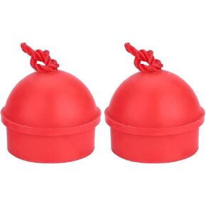 Alomejor 2pcs Billiard Chalk Case Non Slip Cue Tip Chalk Billiard Pool Cue Chalk Holder with Cord for Snooker Pool Replacement