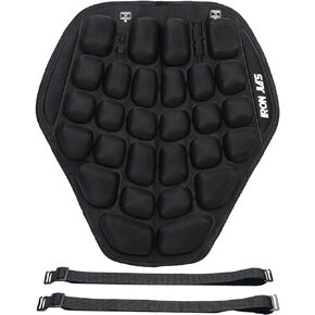 Grapelet Motorcycle Seat Cushion Pressure Relief Hand Press Inflatable Motorcycle Air Seat Pad Shock Absorption Butt Protective Comfortable for Long Rides