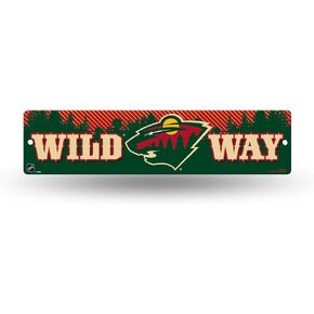 Rico Industries NHL Plastic Street Sign Plastic 4" x 16" Street Sign