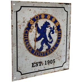 Chelsea Retro Logo Sign - Multi-Colour