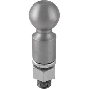 CURT 40087 Raw Steel Trailer Hitch Ball, 25,000 lbs, 2-Inch Rise, 2-5/16-Inch Diameter, 1-1/4 x 2-5/8-Inch Shank