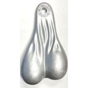 BULLS BALLS Truck Nuts, Solid Color-Shade of Gray, 8" Tall Series, Made in USA…