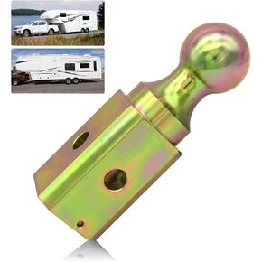 GNXA2000 Gooseneck Turn Over Ball 2-5/16" Replacement Gooseneck Hitch Ball Compatible with B&W Trailer Hitches-1 Year Warranty (Chromed)
