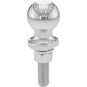 CURT 40073 Chrome Trailer Hitch Ball, 3,500 lbs, 2-Inch Diameter, 3/4 x 3-Inch Shank