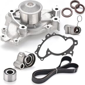 Nakuuly Engine Timing Belt Kit with Water Pump Compatible with 2001-2010 Highlander Camry Sienna Solara Lexus ES300 RX330 3.0L 1MZFE/ 3.3L 3MZFE V6 DOHC 24V # TKT-026 in Kuwait
