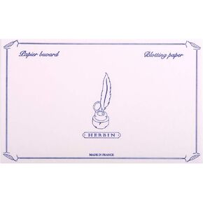 Herbin 25560T - Pack of 10 blotter paper 12x16cm 240g, Pink