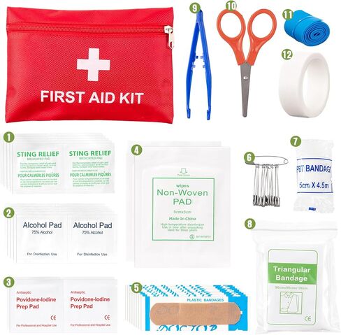 مجموعة أدوات النجاة للتخييم، 250 قطعة من معدات الطوارئ الأساسية للمغامرة في الهواء الطلق، والمشي لمسافات طويلة، والصيد، بما في ذلك معدات النجاة، ومستلزمات الطوارئ المثالية للاستعداد للكوارث in Kuwait