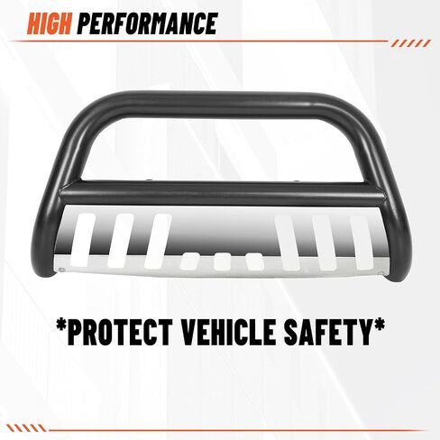 ECOTRIC Bull Bar متوافق مع 2005-2015 Toyota Tacoma 3 "أنبوب من الفولاذ المقاوم للصدأ أسود المصد الأمامي فرشاة دفع مصبغة الحرس in Kuwait