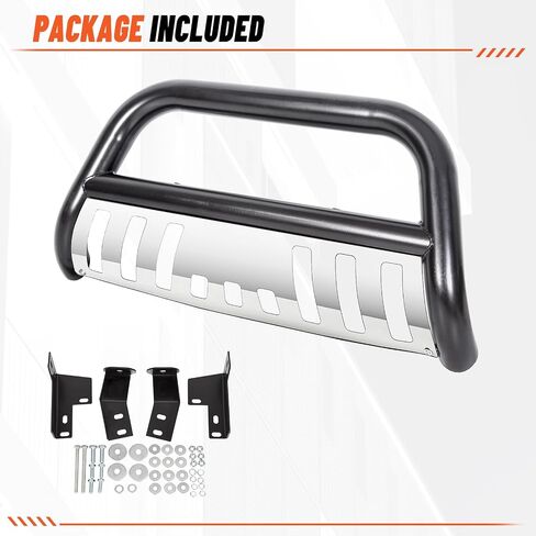 ECOTRIC Bull Bar متوافق مع 2005-2015 Toyota Tacoma 3 "أنبوب من الفولاذ المقاوم للصدأ أسود المصد الأمامي فرشاة دفع مصبغة الحرس in Kuwait