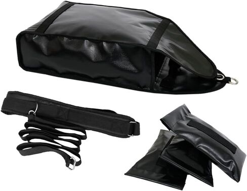 مدرب زلاجات الأثقال قابل للتعديل من CSTHEN - معدات تدريب زلاجات الوزن وسرعة الجري مع 3 أكياس رمل مرجحة in Kuwait