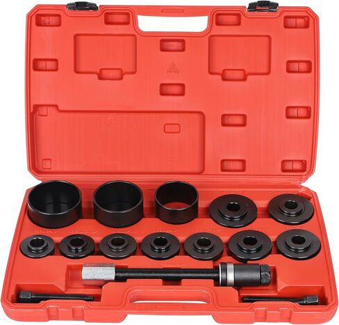 مجموعة أدوات سحب محامل الدفع الأمامي العالمية 19 قطعة من Richeer - تركيب وإزالة مجموعة الأدوات الميكانيكية للسيارات in Kuwait