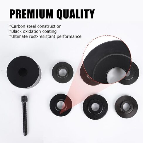 مجموعة أدوات سحب محامل الدفع الأمامي العالمية 19 قطعة من Richeer - تركيب وإزالة مجموعة الأدوات الميكانيكية للسيارات in Kuwait