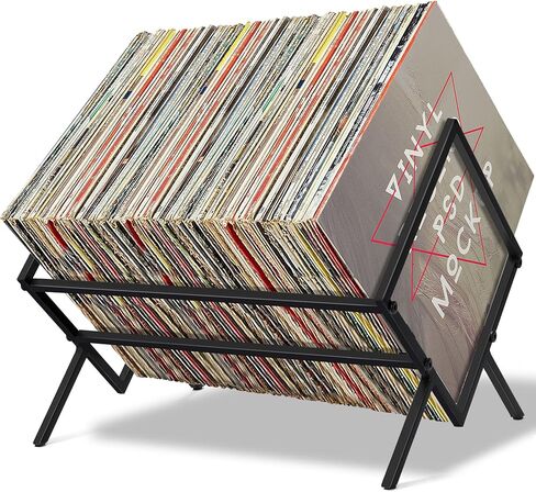 تخزين سجل الفينيل FFQ، حامل سجل، حامل سجل للألبومات 80 Lps in Kuwait