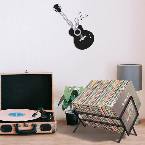 تخزين سجل الفينيل FFQ، حامل سجل، حامل سجل للألبومات 80 Lps in Kuwait